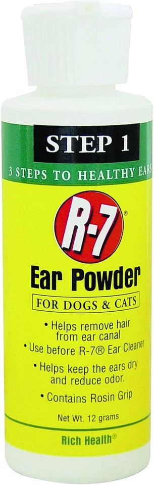 MIRACLE CARE Cat Dog Ear Hair Removal Powder for Drying Cleaning Plucking Pet Dogs Cats Ears