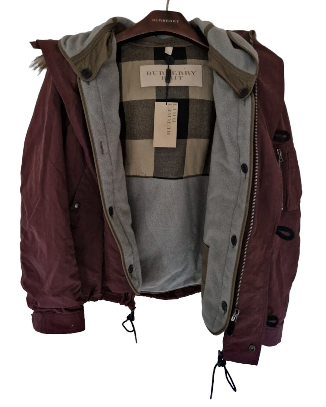 Mens **BNWT** BRIT by BURBERRY parka/jacket/coat. Size medium. RRP £1,195 image 10
