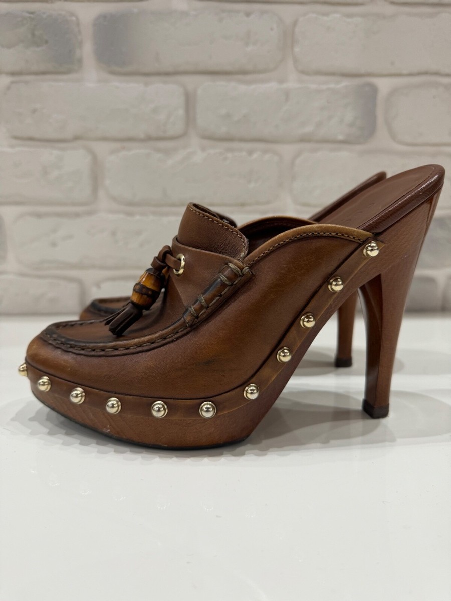 GUCCI　グッチ　ブラウンレザー ミュール s-l1200.jpg