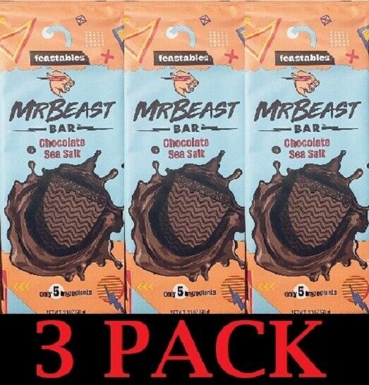 Feastables Mr Beast Bar Chocolat Sel de Mer