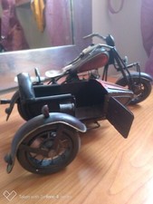 Modellino Sidecar oggetto da collezione. Vintage realizzato a mano. Anni '70