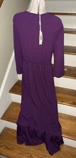 NEMIDOR Nwt Plum Purple Maxi Dress Royal Elegance NEW Sz 20 BID 4 CHARITY❤️282