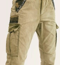 Women S People Wild Nothing Embroidered Olive Green Cargo Pants Size 6 For Sale Online Ebay