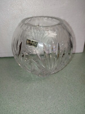 Rovelli Swiss Crystal Co.  Rose Bowl  Estate Find