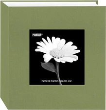Pioneer DA-100CBF Cloth Frame Photo Album Sage Green (Same Shipping Any Qty)