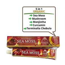 Wild-Craft Sea Moss Toothpaste by Essential Palace Vegetable Base, Fluoride free