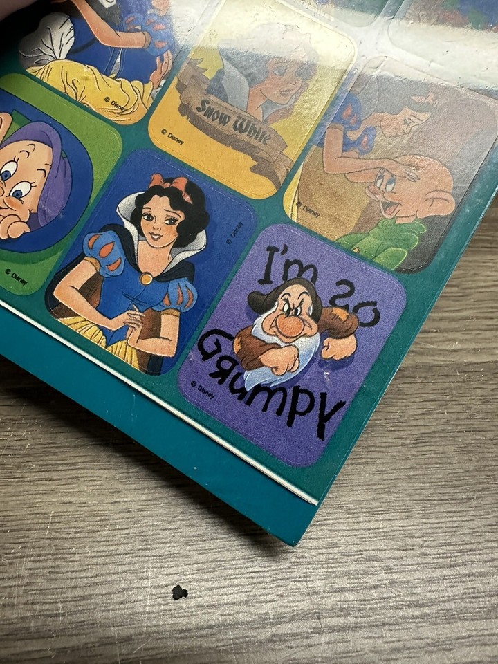 Vintage Snow White Collectible Lot Cleo Sticker Sheet & Kmart Trading