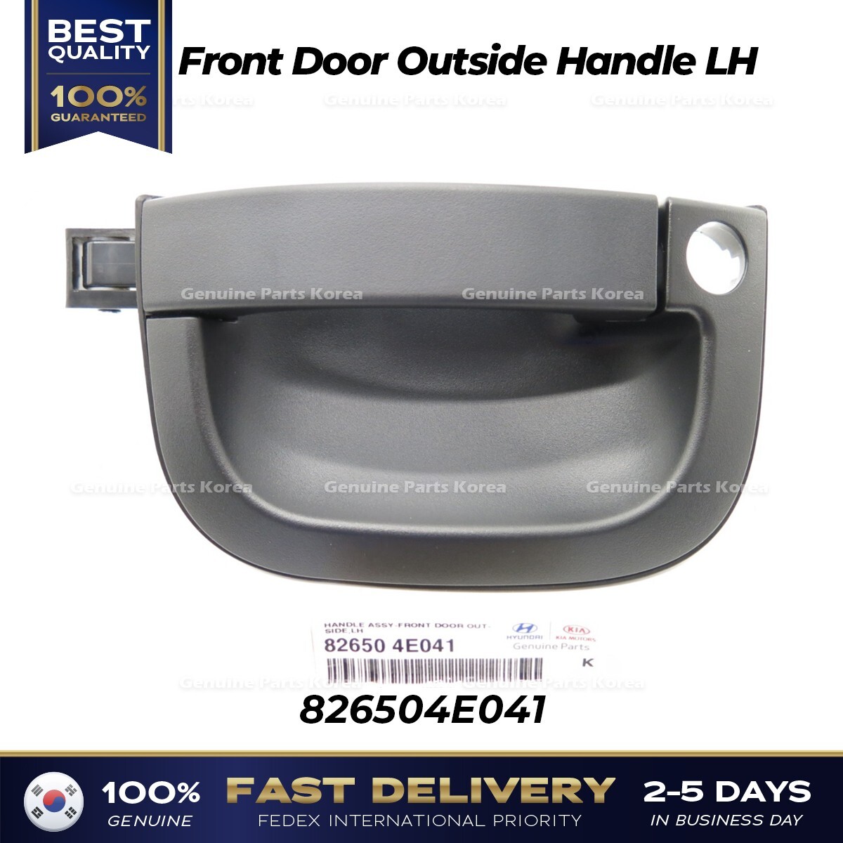 ⭐Genuine⭐ Front Door Outside Handle LH 826504E041 for Kia Bongo