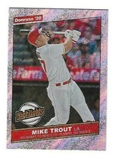 2020 Donruss Highlights Rapture Mike Trout