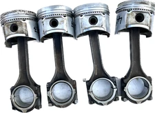 Mitsubishi 4G37 OHC 1,8cc Pistons and Connecting Rods Set Used