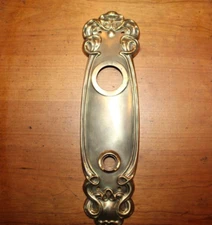 Entry Escutcheon Cylinder Sargent Alby B-21800 C:1900 in Wrought Bronze S-138