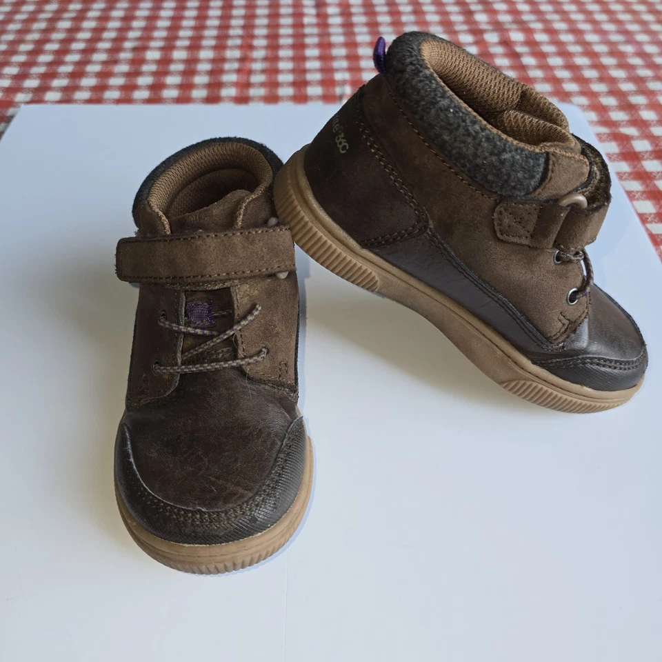 Stride Rite Boys Booker Sneakers Hi Top Boot Sneaker Size 9M - Image 4 of 4