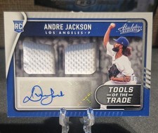 2022 Panini Absolute - Tools of the Trade 2 Swatch Signatures Andre Jackson