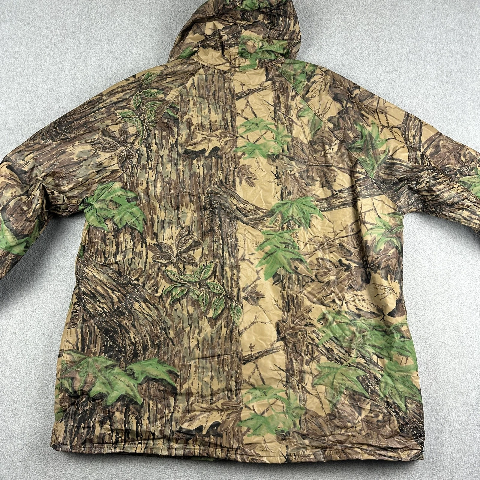 Stearns Dry Wear Jacket Mens XL Brown Realtree Camo Hooded Insulated Parka Rain image 8