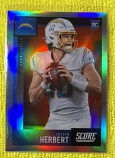 2020 Panini Chronicles - Score Update Rookies Justin Herbert #443 Silver (RC)