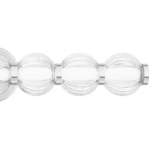 Quoizel PCELW8525 Elway 7 Light 25"W LED Bath Bar - Chrome - Picture 7 of 12