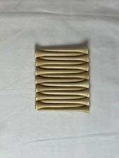 New Hurricane Golf 2 3/4" Natural Wood Golf Tees 15 Count Package