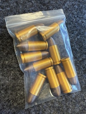 pack of 10, 9mm bullet magnets