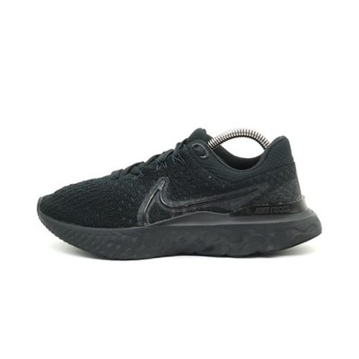 Nike Damen React Infinity Run Flyknit Sneaker Schwarz Low-Top Laufschuh EU 36.5