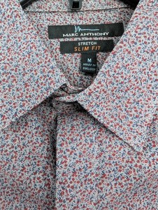 green emerald velvet dress Marc Anthony Men's Slim Fit Gray Plaid Flannel Shirt Size L Long Sleeve Nwt