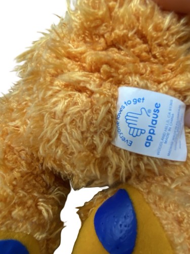 Bear In The Big Blue House Jim Henson Applause Plush Stuffed 15" Vintage 1999 - Picture 6 of 6