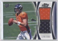 2012 Topps Prime Dual Relics 175/235 Brock Osweiler #DR-BO 0f8