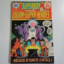 Superboy 203 DC Comics Aug. 1974 Legion of Super-Heroes 5.0 Very Good / Fine
