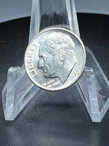 1959 D BU Roosevelt Dime  BU # T97