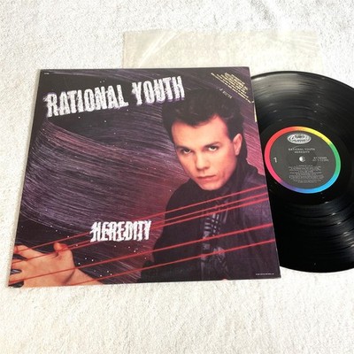 Rational Youth ''Heredity'' 1985 Synth-Pop LP, Nice EX!, Vinyl, Promo Cover