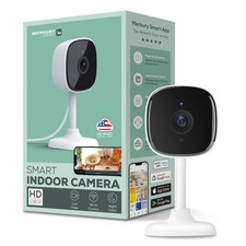 Wi-Fi Indoor Security Camera 1080p HD with Night Vision White 1-Pack