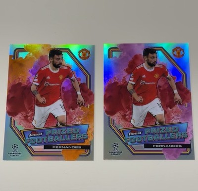 Bruno Fernandes - Fußballer Orange & Pink - Manchester United - Topps Merlin