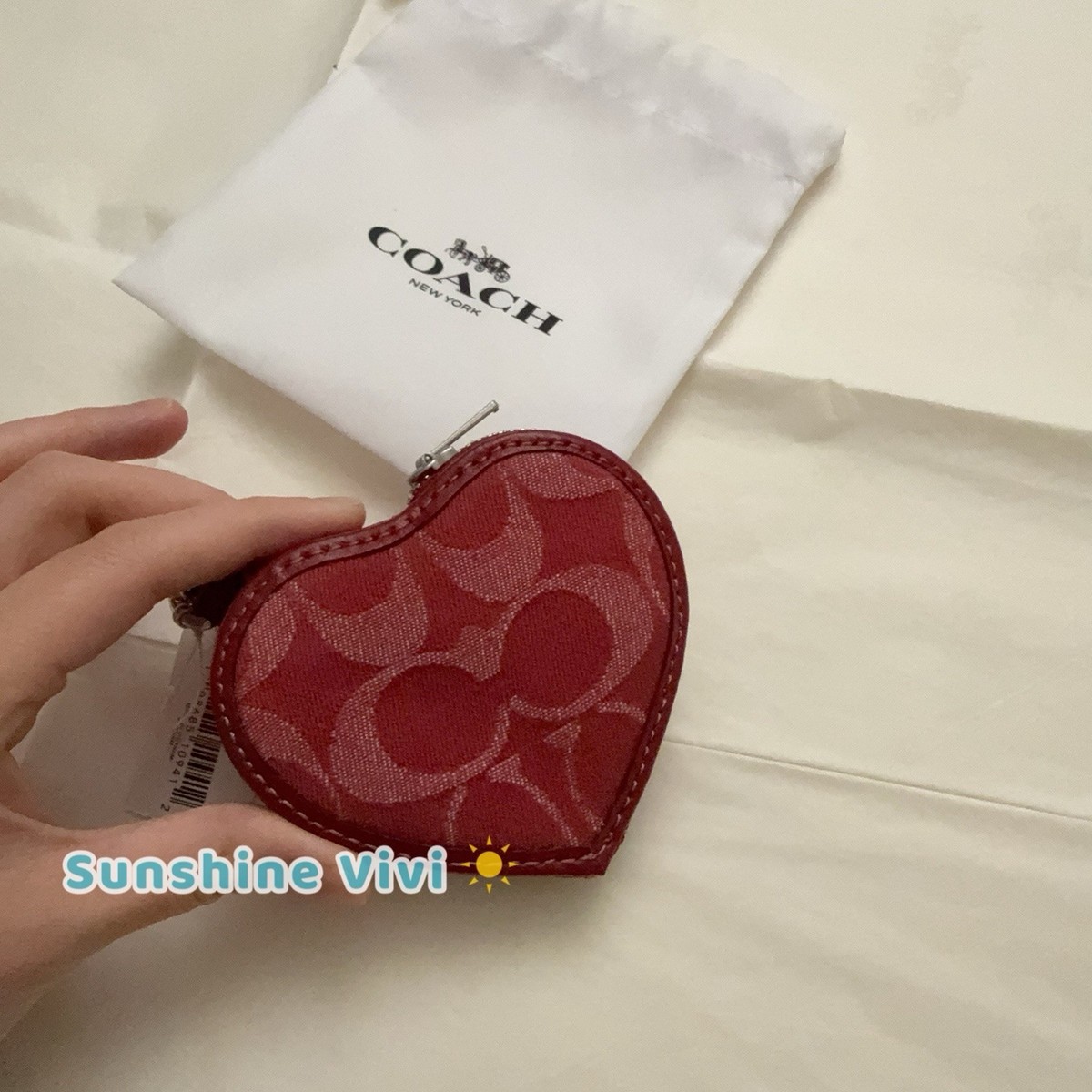 小物 COACH Heart Embossed Signature Charm RED s-l1200.jpg