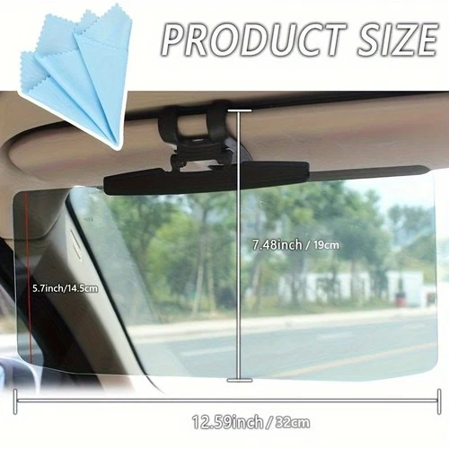 Compact Foldable Car Sun Visor Extender:Convenient Storage,Ideal for Long Drives