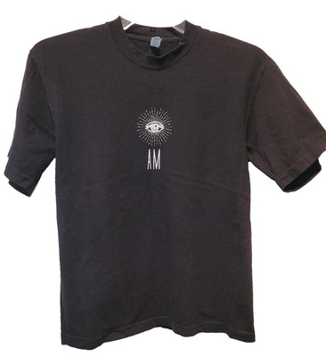 ASCEND EYE AM ANGLS and DMNS Black Streetwear Tee L A  Apparel SMALL Heavyweight