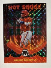 2022 Panini Mosaic Baseball Vladimir Guerrero Jr #HS-5  Hot Sauce Green Prizm
