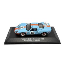 IXO Ford GT40 1968 Le Mans Winning Model, Rodriguez & Bianchi Gulf GT40 LM1968