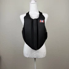 ATA Martial Arts Child's Chest Protector Youth Lrg Sparring Safety Vest Full Zip