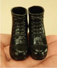 Vintage 1970 Hasbro GI Joe AT Land Sea Air Adventurer Pair Short Black Boots C8