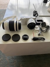 Samsung NX1100 20.3MP Digital Camera 20-50mm Lens AND 50-200 Lens  MINT