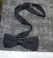 Black Neck Bow Tie Pre-Tied Clip-On Tux Tuxedo
