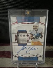 2021 Panini National Treasures - Century Materials Austin Ekeler 1/1 Laundry Tag