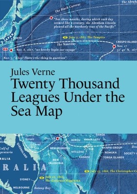 Jules Verne Twenty Thousand Leagues Under the Sea Map by Martin Thelander