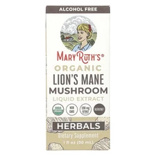 Organic Lion's Mane Mushroom Liquid Extract, Alcohol Free, 1 fl oz (30 ml)
