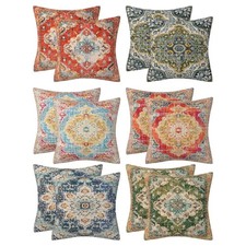 Bohemian Throw Pillow Cover 18x18inch Pillowcover for Home Sofa Decoration
