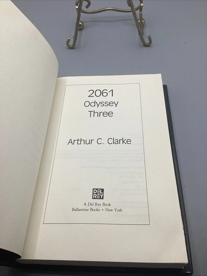 2061: ODYSSEY THREE By Arthur C. Clarke 1ST EDITION & 1st PRINT Sci Fi Series HC - Image 3 of 4