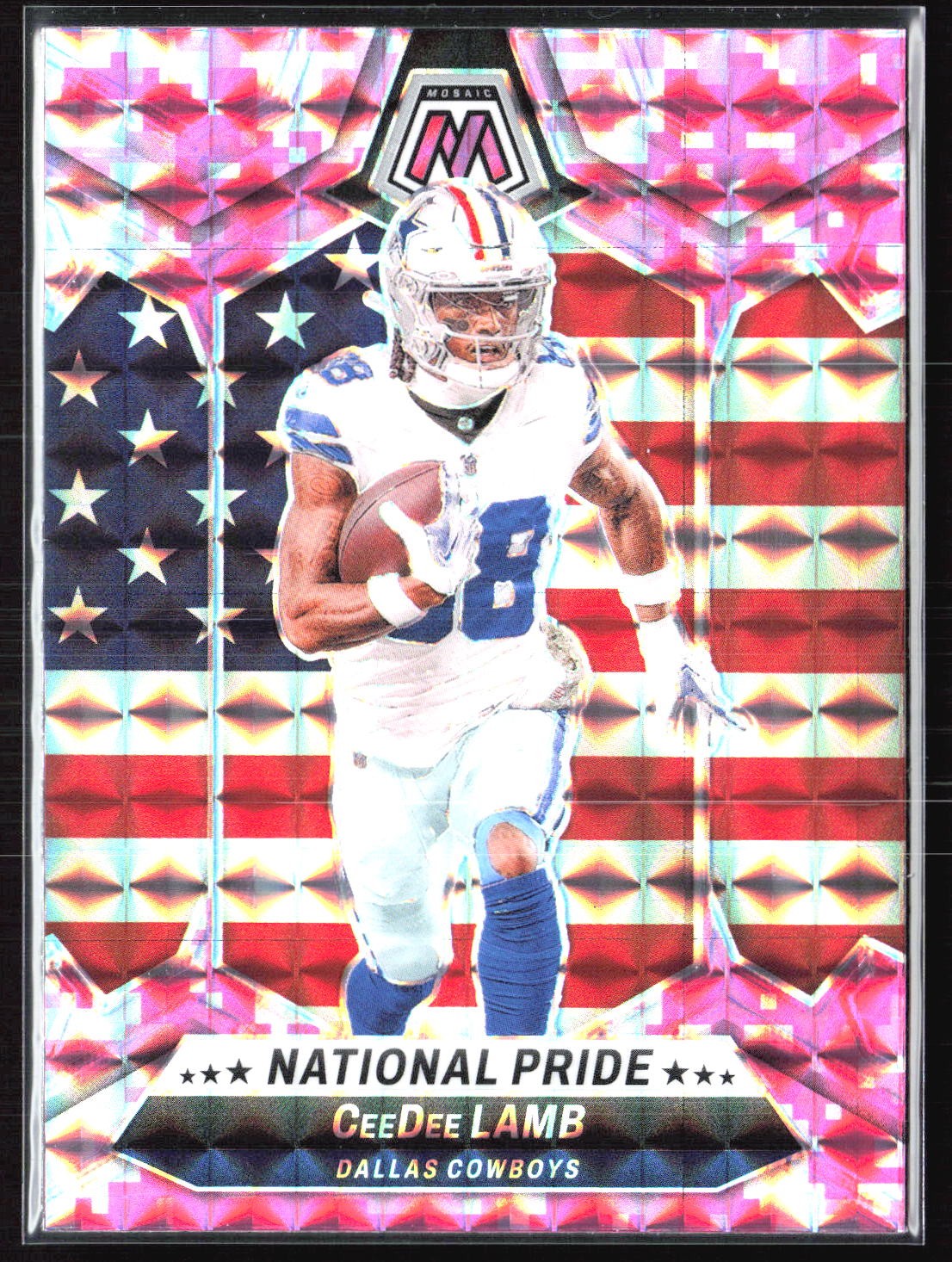 2024 Panini Mosaic #262 CeeDee Lamb Mosaic Camo Pink