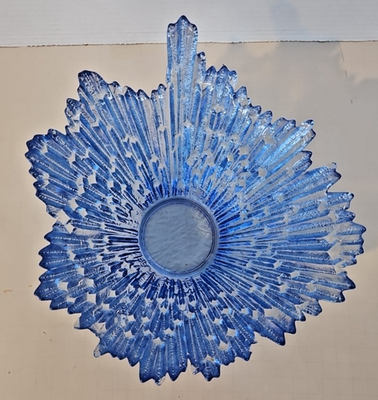 Humppila＊Revontulet＊Glass lamp shade【希少】 Humppila Revontulet Northern Lights Blue Glass Bowl Tauno Wirkkala