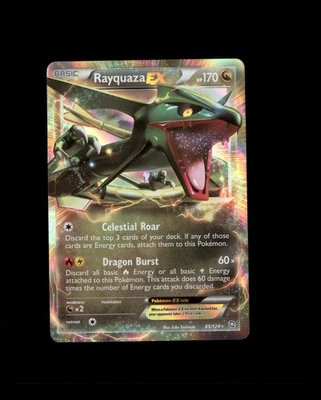 Holo Dragons Exalted Rayquaza EX 85/124 Near Mint - Image 1 of 3