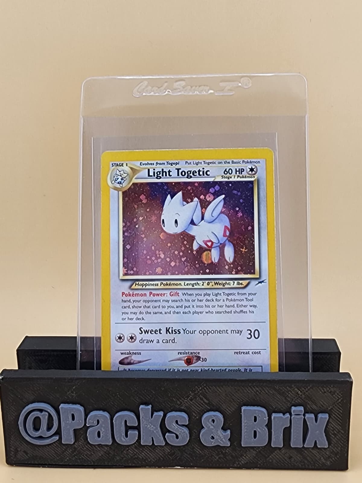 Light Togetic 15/105 Neo Destiny Holo Moderately Played (MP)