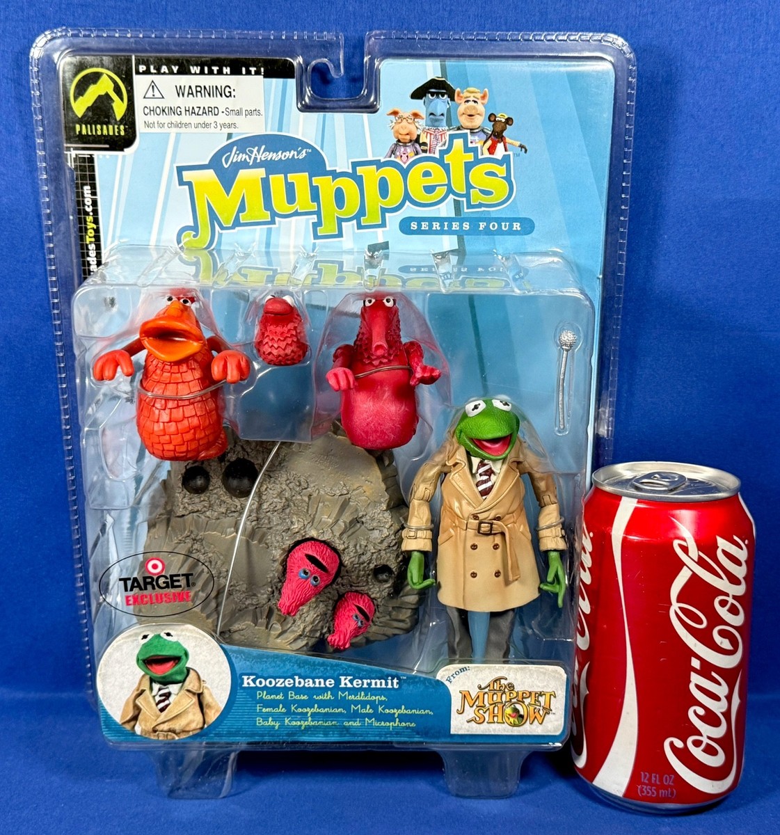 Muppets KOOZEBANE KERMIT Figures RED KOOZEBANIANS Palisades TARGET